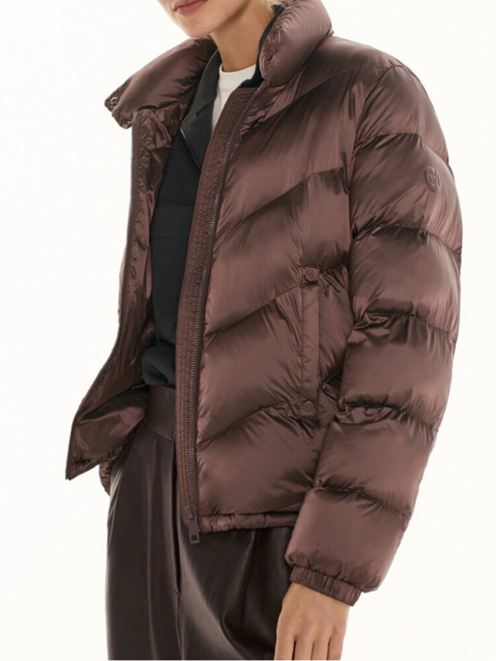 MASSIMO DUTTI LIGHTWEIGHT QUILTED JACKET SIZE XL .